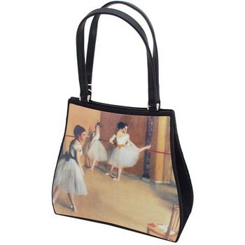 Karen Marie - Boutique Bags - Ballet Acrylic Pop-Art Tote (1)