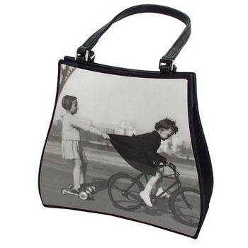 Karen Marie - Boutique Bags - Bicycle Kids Acrylic Pop-Art Tote