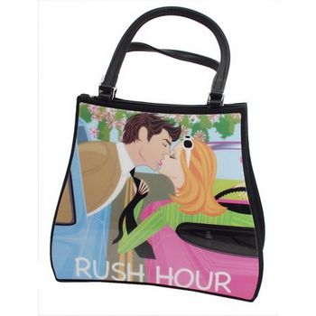 Karen Marie - Boutique Bags - Rush Hour Acrylic Pop-Art Tote