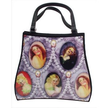 Karen Marie - Boutique Bags - Vintage Follies Acrylic Pop-Art Tote