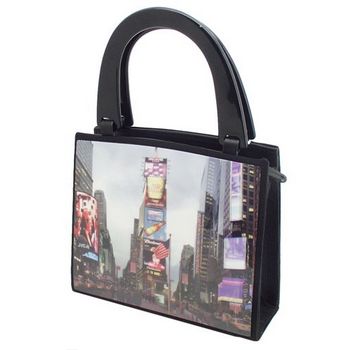 Karen Marie - Boutique Bags - Times Square Acrylic Pop-Art Tote
