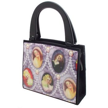 Karen Marie - Boutique Bags - Vintage Follies Acrylic Pop-Art Tote