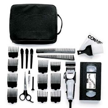 Conair - 24 Piece Chrome Deluxe Clipper Kit