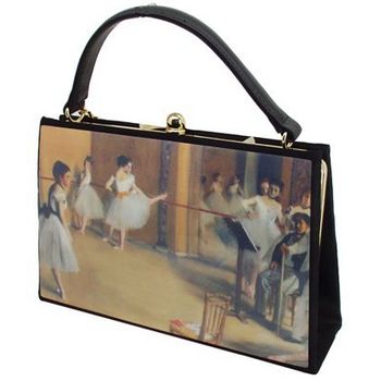 Karen Marie - Boutique Bags - Ballet Medium Acrylic Pop-Art Tote (1)