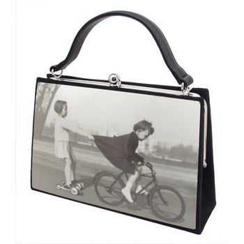Karen Marie - Boutique Bags - Bicycle Kids Medium Acrylic Pop-Art Tote