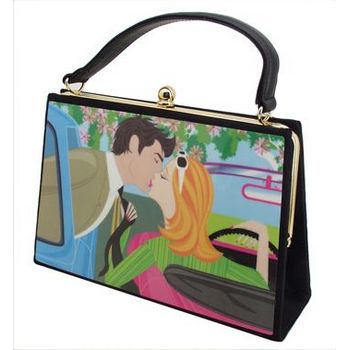 Karen Marie - Boutique Bags - Rush Hour Medium Acrylic Pop-Art Tote