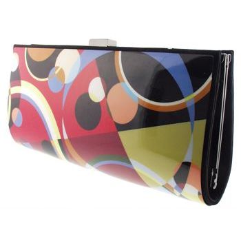 Karen Marie - Boutique Bags - Circle Black Clutch