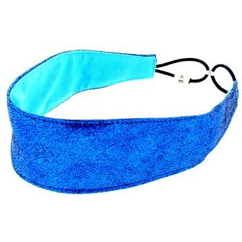 Susan Daniels - Headwrap - Metallic - Dark Blue (1)
