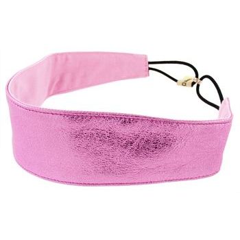Susan Daniels - Headwrap - Metallic - Light Pink (1)