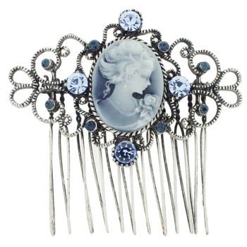 Conair Accessories - Cameo Side Comb - Blue