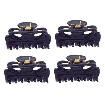 Good Hair Days - Mini Hair Clip 1 1/8inch - Set of 4 - Black