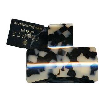 France Luxe - Solid Rectangle Claw Clip - Ivory Tokyo