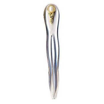 Good Hair Days - Antique Gold & Pearl w/Diamond Crystal - Crystal