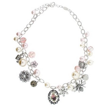 A.V. Max - Vintage Charm Necklace - Pink (1)