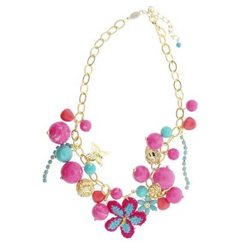 A.V. Max - Funky Charm Necklace - Fuchsia