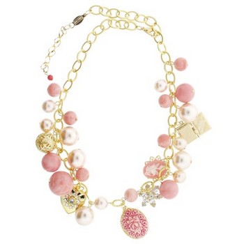 A.V. Max - Funky Charm Necklace - Light Coral