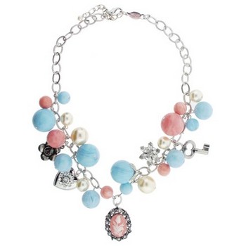 A.V. Max - Funky Charm Necklace - Turquoise & Coral