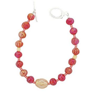 Pink Lily - Bracelet - Orange & Peach (1)