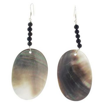 Natasha B. - Shell Dangles - Earrings - Pierced