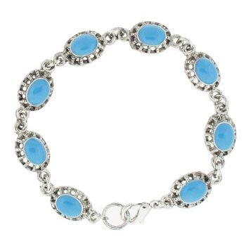 HB HairJewels - Link Bracelet - Modern Turquoise