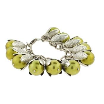 Dame Design - Beadcap Bracelet - Citrine and Silver (1)