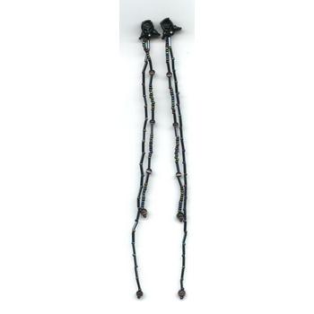 HB HairJewels - Beaded Hair Strings - Black
