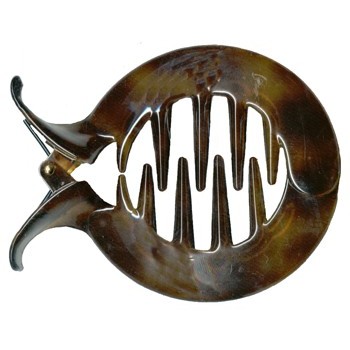 Karina - Large Goldfish Claw - Tort