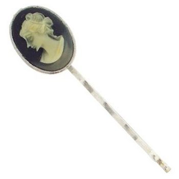 Alex and Ani - Cameo Bobby Pin - Black (1)