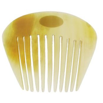 De Renaudin - Carved Horn Side Comb - (1)