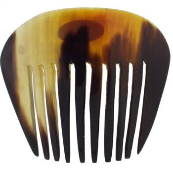 De Renaudin - Carved Horn Side Comb - (1)
