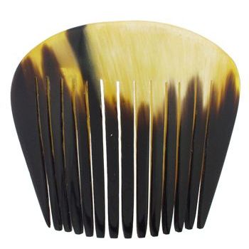 De Renaudin - Carved Horn Side Comb - (1)