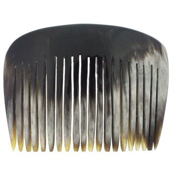 De Renaudin - Carved Horn Side Comb - (1)