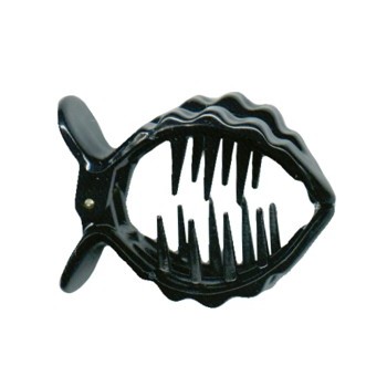 Camila - Piranha Fish Claw - Black