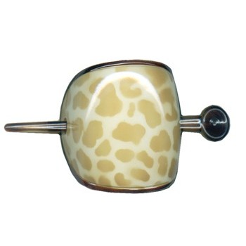 Camila - Bun Slide - Animal Print - Tan