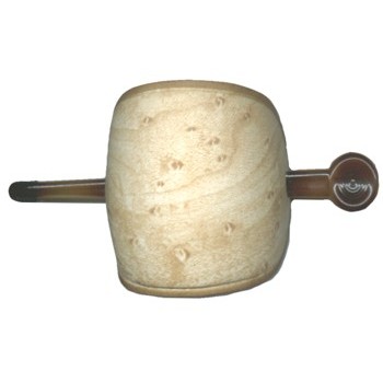 Camila - Bun Slide - Faux Tan Leather