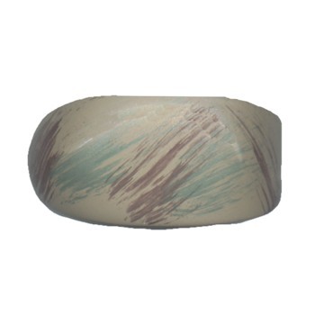 Camila - Oval Barrette - Taupe with Pastel