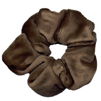 Camila - Scrunchie - Velvet  Brown