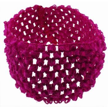 HB HairJewels - Lucy Collection - OpenWeave Headband - Raspberry (1)