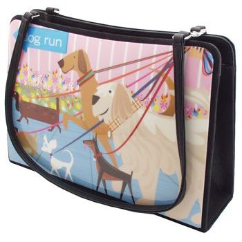 Karen Marie - Boutique Bags - Dog Run 8inch Acrylic Tote (1)
