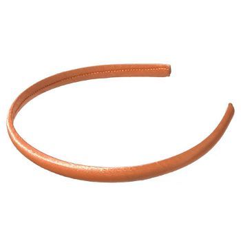 Evita Peroni - Lorette Satin Band - Sun Orange (1) 1/4 Wide