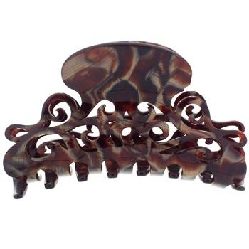 France Luxe - Elysee Claw Clip - Nouveau Brown