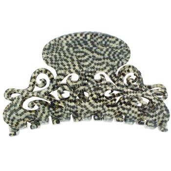 France Luxe - Elysee Claw Clip - Opera Silver