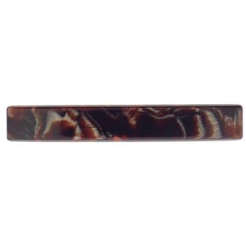 France Luxe - Small Luxury Barrette - Nouveau Brown