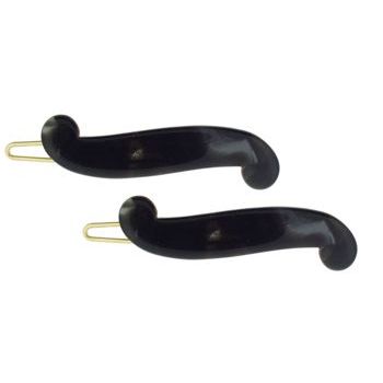 France Luxe - Petite Sash Barrettes - Nacro Black (2)