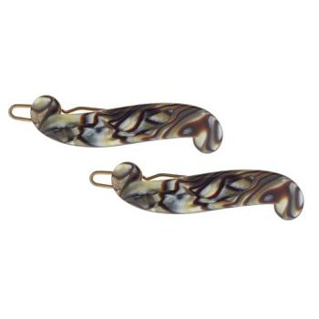 France Luxe - Petite Sash Barrettes - Onyx (2)
