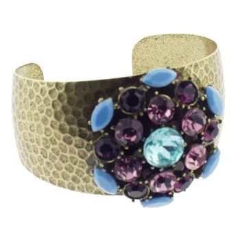 Gerard Yosca - Blue Stone Spark Pin on Cuff (1)
