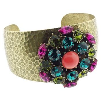 Gerard Yosca - Multi Stone Spark Pin on Cuff (1)