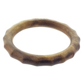 Gerard Yosca - Carved Wood Bangle - Small - Beveled (1)