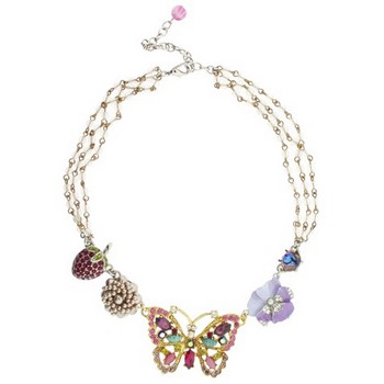 Gerard Yosca - Large Butterfly & Multi Flower Necklace (1)