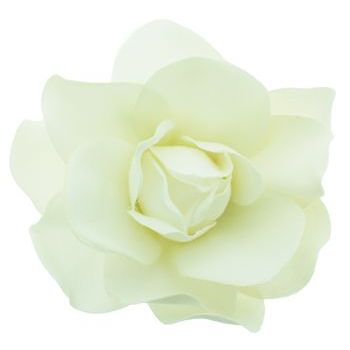Karen Marie - Le Fleur Collection - Large Gardenia Hair Clip - Snow White (1)